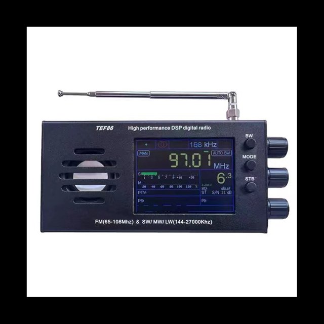TEF6686 FM(65-108Mhz)&SW/MW/LW(144-27000Khz) Receptor de Radio DSP RDS con BateríA