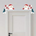 thumbnail image 2 of Christmas Door Topper, Cute Door Corner Decorations for Farmhouse Living Room Corner Christmas Indoor Outdoor Table Props Wall Window Decoration, 2 of 4