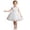 R127 White, variant on Curuila Toddler Girls Dress Sleeveless Solid Color Crew Neck Casual Dresses Size 3-4 Years