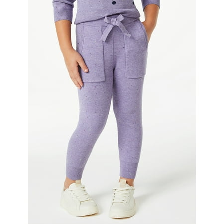 Free Assembly Girls’ Sweater Knit Joggers, Sizes 4-18