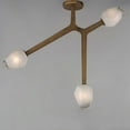 thumbnail image 5 of ET2 Lighting - Blossom - 27 Inch 12W 3 LED Flush Mount-Natural Aged Brass Finish, 5 of 5