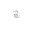 thumbnail image 3 of Apollo Tile 10 pack 0.6-in W x 12-in L Marble Polished Pencil Liner Tile Trim (0.5 Sq ft/case), 3 of 3