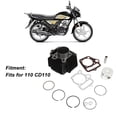 thumbnail image 3 of 52.4mm Cylinder Rebuild Kit, Smooth Driving  High Performance 110cc Cylinder Piston Kit  for 110 CD110, 3 of 7