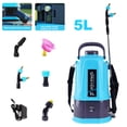 thumbnail image 3 of 5L Electric Sprayer with 5 Mist Nozzles Battery Powered Sprayer with Adjustable Shoulder Strap Garden Sprayer for Yard Lawn and Garden (EU), 3 of 10