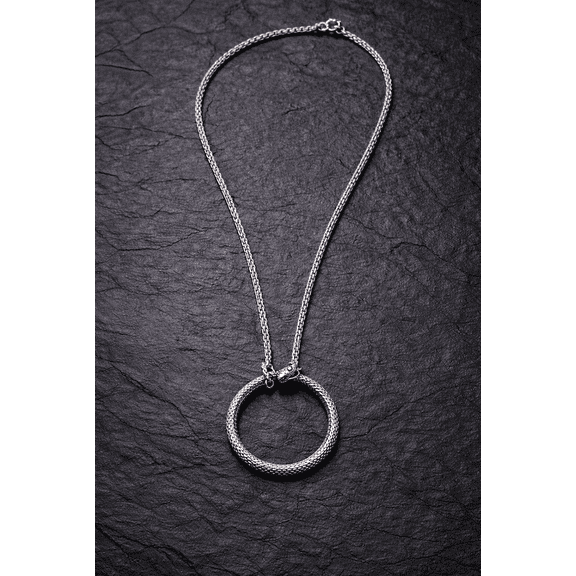 Snake Ouroboros Pendant Necklace