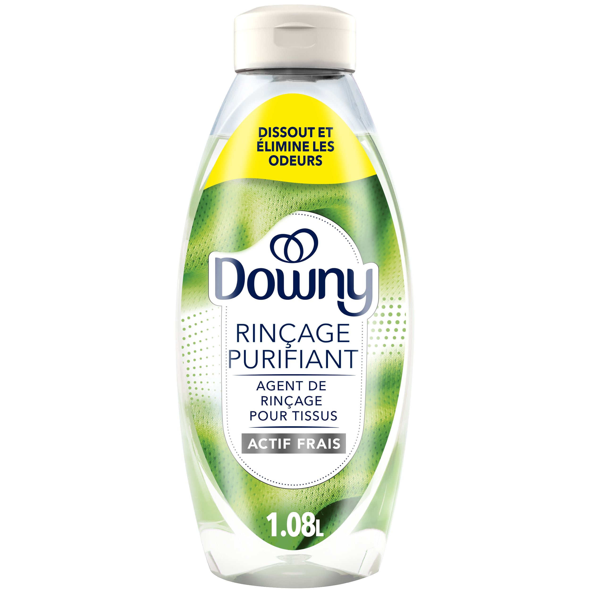 Downy Fabric Rinse Laundry Odour Remover, Active Fresh Scent, Fabric Softener and Laundry Odour Removal Rinse, 1.08 L