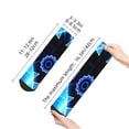 thumbnail image 3 of Lsque Geometry Dash Printed Crew Socks, Moisture-Wicking Socks, Athletic Socks for Men Breathable Cushion Socks Casual Sport Socks for Running Traveling, 3 of 6