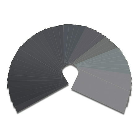 

56Pcs Waterproof Sand Paper Sheets Wet and Dry Fine Sandpaper Assortment 120 to 5000 Grit Sanding Paper 9 x 3.6 Inches