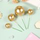 thumbnail image 4 of FELTECHELECTR Amosfun 20 piezas de adornos para tartas con forma creativa, palillos para tartas, adornos para cupcakes, decoraciones para postres, 4 of 6