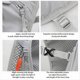 thumbnail image 5 of Mochila de Ciclismo, Running y Senderismo con Material Transpirable para Country, Maratones, Color Gris., 5 of 5