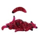 thumbnail image 2 of 50 piezas de señuelos de pesca suaves de 2,4 cm, cebo de pesca de agua dulce de plástico, gusanos de pesca de lubina, señuelos de pieza artificiales, Rojo, 2 of 8