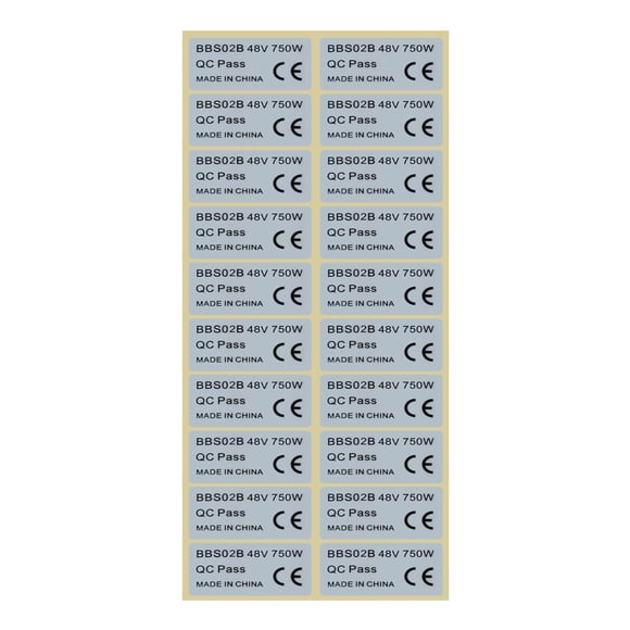 20 Pcs Ebike Electric Bicycle Sticker for Bafang 36V 250W/48V 750W 01/Hd 48V 750W