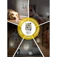 thumbnail image 6 of Night Lights Auto Sensor Yellow Grey Geometric Plug-in LED Nightlights Lamp Dusk to Dawn for Living Room, Bedroom, Bathroom, Hallway, Stairways Home Wall Decor, Triangle Modern Art Night Light, 6 of 9