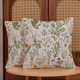 thumbnail image 2 of Fundas de almohada GOLIANDA, diseño floral verde salvia, 45 x 45 cm, juego de 2, 2 of 7