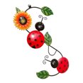 thumbnail image 1 of Ounissouiy Accesorio de decoración artística de pared de Metal, adorno exquisito para habitación, flor, insecto, decoración colgante, colgante Decoración del hogar Escarabajo, 1 of 6