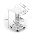 thumbnail image 5 of Soporte de aluminio Rolling Cart TBVECHI para salón de belleza, 5 of 5