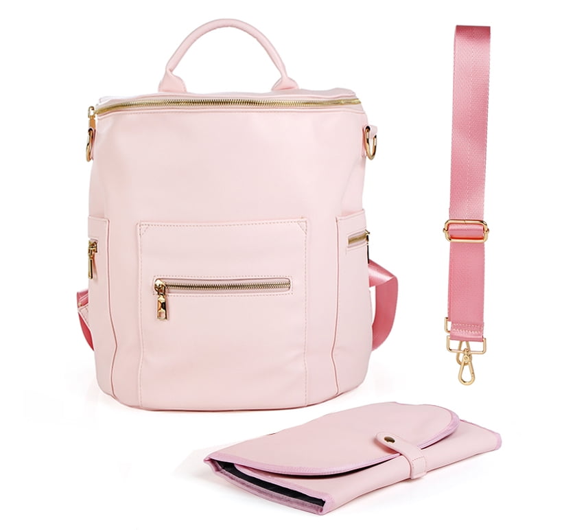 designer pink diaper bags