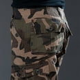 thumbnail image 4 of Pantalon Cargo de Randonnée pour Homme Extensible Coupe Décontractée Pantalon de Travail Militaire Tactique Joggers Décontractés d'Extérieur avec Multiples Poches, 4 of 5