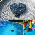 thumbnail image 5 of Solar Fountain, Solar Powered Bird Bath Fountain Pump 1.5W Solar Panel Kit Water Pump, Outdoor Watering Submersible Pump for Pond, Pool, Garden, Fish Tank, 5 of 10