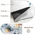thumbnail image 6 of 5'x7' Area Rugs for Living Room Bedroom, Teal Blue Eucalyptus Washable Rug Carpet Runner Indoor Outdoor, Spring Farmhouse Floral Leaves Non Slip Floor Mats Area Rug for Kitchen, Nursery, 6 of 8