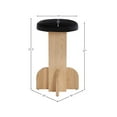 thumbnail image 3 of Meridian Furniture Wyatt Black Velvet Stool, 3 of 7