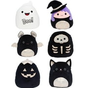Kellytoy Squishmallow 5" Halloween Gold and Black Bundle of 6