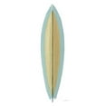 thumbnail image 2 of Wiens, James 8x14 Black Ornate Wood Framed with Double Matting Museum Art Print Titled - Beach Time Surfboard II, 2 of 4