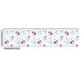 thumbnail image 3 of Ambesonne Floral Fabric by the Yard Upholstery, Flowers Butterflies Motif, 10 Yards, Pale Blue Pale Ruby, 3 of 5
