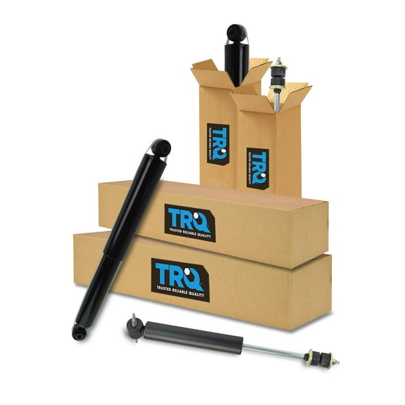 TRQ Shock Absorber Front Rear LH RH Set of 4 for 85-05 GMC Safari Chevy Astro SBA60441 Fits select: 1985-2005 CHEVROLET ASTRO
