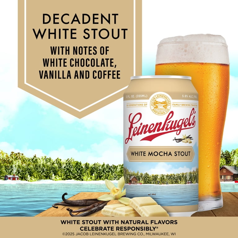 Leinenkugel's White Mocha Stout Craft Beer, 12 Pack, 12 fl oz