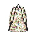 thumbnail image 3 of Daiia Birds And Flowers Vintage Canvas Backpack for Men and Women ,Hiking Backpack,Travel Laptop Bag for School,Large Capacity Backpack, 3 of 8