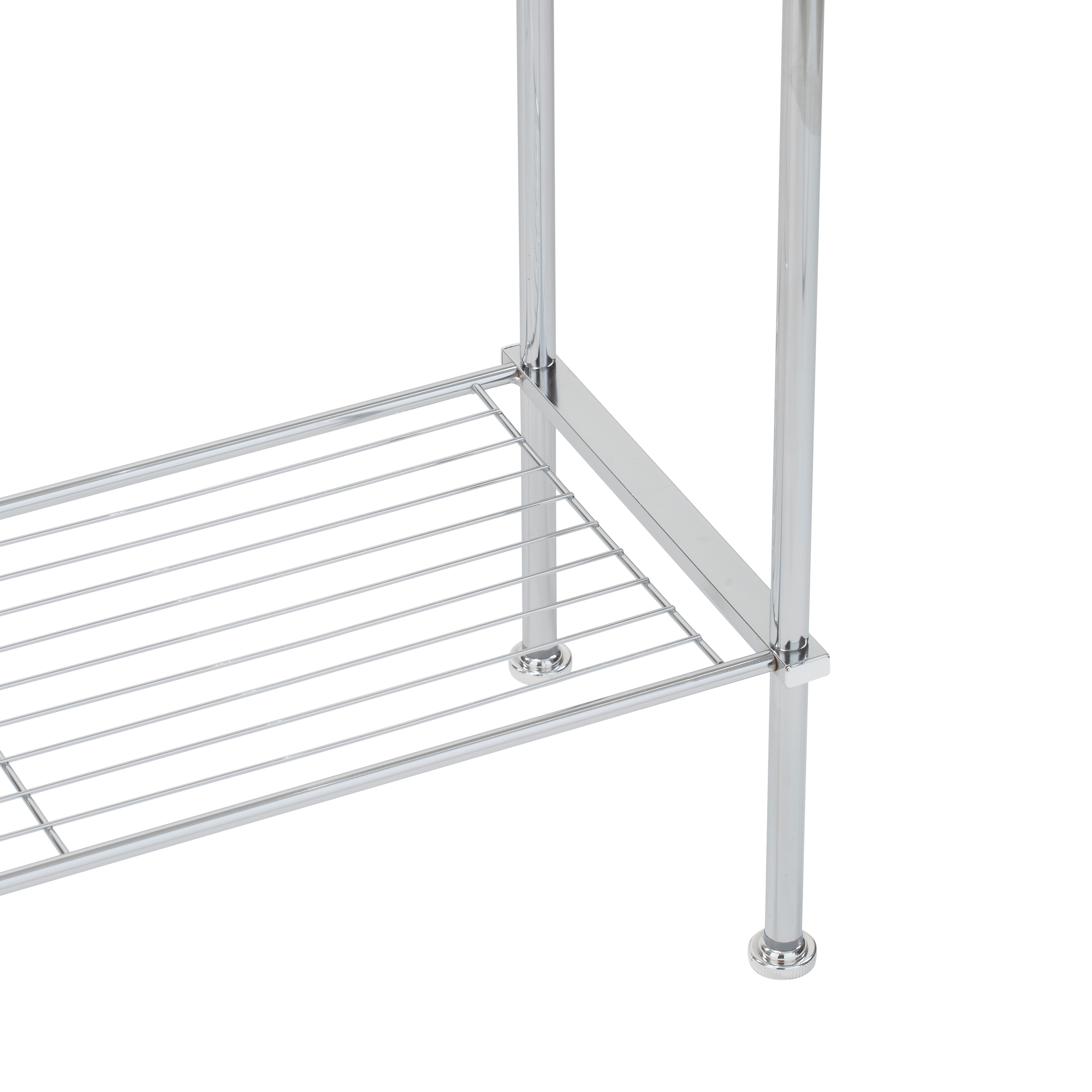 Organize It All Freestanding Metal Towel Rack in Chrome - image 3 of 7