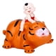 thumbnail image 1 of Hucha pequeña con forma de cerdito, regalo de cumpleaños, juguete infantil con forma de animal, caja para guardar cosas chico naranja, 1 of 9