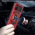 thumbnail image 2 of Bemz Case for Gabb Phone 3 Pro, Heavy Duty Shockproof Magnetic Stand Dual Layer Shield Slim Cover - Red, 2 of 4