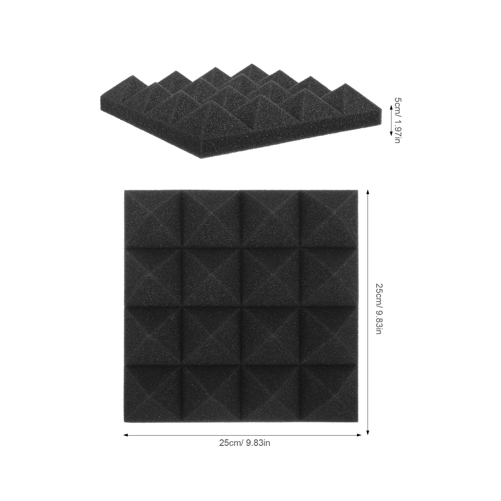 Masteelf HOMEMAXS 12pcs Indoor Soundproof Panels for Acoustic and Bedroom Soundproofing