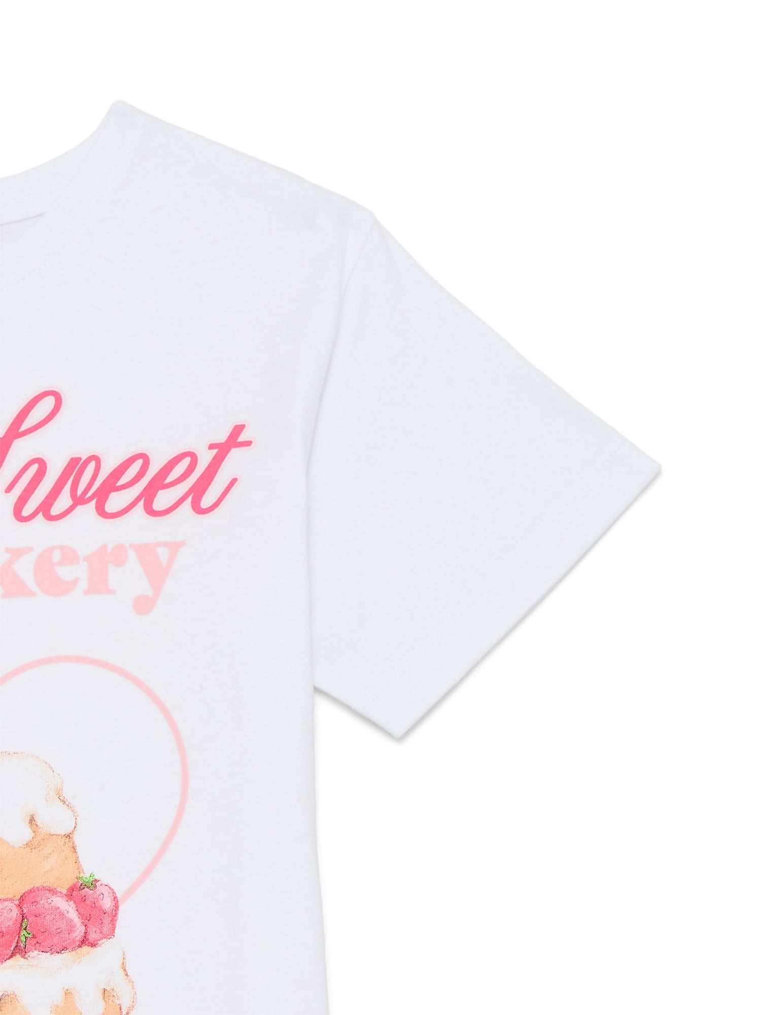 Strawberry Shortcake Girls Valentine's Day Graphic Tee, Sizes 4-16