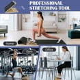 thumbnail image 3 of ALSO GO Slant Board for Calf Stretching, Portable Squats Calf Stretcher Pilates, Adjustable Incline Board for Knees Ankle Heel Feet Leg, 450 Lbs Capacity Wooden Stretching Board, 3 of 9