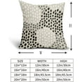 thumbnail image 5 of Black White Pillow Covers 20x20 Set of 2 Boho Gray Polka Dot Throw Pillows Modern Trendy Print Decorative Outdoor Farmhouse Pillowcase Cushion Cover Linen Case Decor for Home Sofa Couch Bed, 5 of 6