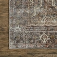 thumbnail image 4 of nuLOOM Zofia SpinClean Vintage Persian Machine Washable Area Rug, 3' x 5', Zofia Dark Red, 4 of 9