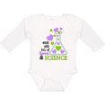 thumbnail image 3 of Inktastic Made with Lots of Love and Science Heart Bubbles in a Beaker Boys or Girls Long Sleeve Baby Bodysuit, 3 of 5