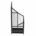 thumbnail image 2 of Soporte para paraguas de metal, color brillante, estable, pequeño, para puerta, color negro, 2 of 10