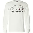 thumbnail image 3 of Inktastic Napping Dis Tew Much Great Pyrenees Long Sleeve T-Shirt, 3 of 5