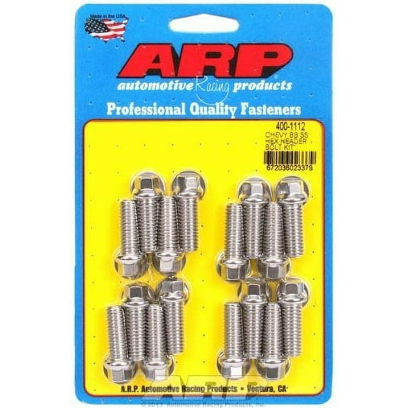 ARP INC. 400-1112 BB CHEVY SS HEX HEADER BOLT KIT