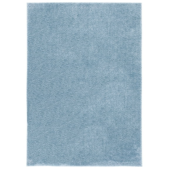 SAFAVIEH Tahoe Joey Solid Shag Area Rug, Blue, 3' x 5'