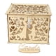 thumbnail image 2 of Xihbxyly Caja de Madera para Tarjetas de Boda, con Cerradura, Artesanía Vintage, Pieza de Decoración Rústica, Porta Tarjetas de Regalo para Bodas, Multiusos, 30 X 24 X 22,5 Cm, 1 Juego, 2 of 2