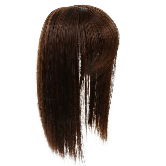 Niceauty Toppers Hair Pieces Women Synthetic Hairpiece Wiglet Light Brown 1Pcs