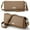 Brown, variant on Gangxun Women Crossbody Case Phone Wallet Rfid Blocking Multi Card Slots with Zipper Pocket Detachable Wristlet & Shoulder Strap Wallet Rfid