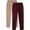 Navy, variant on Vekome Men's Pants Elastic Waist Big and Tall 2 Pack Pants with Drawstring Lightweight Tapered Casual Trousers Loose Bottoms