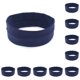 thumbnail image 2 of Qarigey Diadema deportiva para yoga Lazos para el cabello ajustables Colores surtidos Azul marino de secado rápido Armada 10Conjunto, 2 of 6