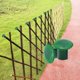 thumbnail image 5 of 48 piezas Tapas de seguridad para cañas, 3 cm de goma Tapas de seguridad para cañas Protección de varillas para jardín al aire libre (verde), 5 of 5